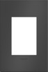 Legrand - AWC1G3SBL4 - One-Gang-Plus Screwless Wall Plate - adorne - Satin Black