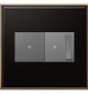adorne Two-Gang Screwless Wall Plate (AWC2GOB4)