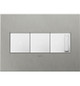 adorne Three-Gang Screwless Wall Plate (AWC3GBS4)