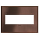 Legrand - AWC3GMAC4 - Three-Gang Screwless Wall Plate - adorne - Matte Antique Copper