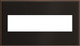Legrand - AWC4GOB4 - Four-Gang Screwless Wall Plate - adorne - Oil Rubbed Bronze