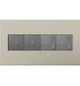 adorne Four-Gang Screwless Wall Plate (AWC4GSN4)