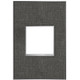 Legrand - AWM1G2SL4 - One-Gang Screwless Wall Plate - adorne - Slate Linen
