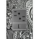 adorne One-Gang-Plus Screwless Wall Plate Trim (AWM1G3M4)