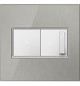 adorne Two-Gang Screwless Wall Plate (AWM2GMS4)