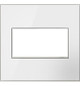 Legrand - AWM2GMW4 - Gang Wall Plate - Adorne - White