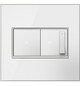 adorne Two-Gang Screwless Wall Plate (AWM2GMW4)
