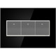 adorne Three-Gang Screwless Wall Plate (AWM3GMB4)