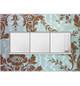 adorne Three-Gang Screwless Wall Plate Trim (AWM3GW4)