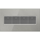 adorne Four-Gang Screwless Wall Plate (AWM4GMS4)
