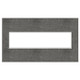 Legrand - AWM4GSL4 - Four-Gang Screwless Wall Plate - adorne - Slate Linen