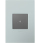 adorne One-Gang Screwless Wall Plate (AWP1G2BL6)