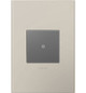 adorne One-Gang Screwless Wall Plate with Microban (AWP1G2GG4)