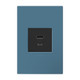 adorne One-Gang-Plus Screwless Wall Plate with Microban (AWP1G2MY)