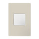 adorne One-Gang-Plus Screwless Wall Plate with Microban (AWP1G2OM)