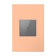 adorne One-Gang-Plus Screwless Wall Plate with Microban (AWP1G2PY)
