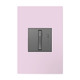 adorne One-Gang-Plus Screwless Wall Plate with Microban (AWP1G2RA)