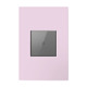 adorne One-Gang-Plus Screwless Wall Plate with Microban (AWP1G2RA)