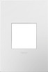 Legrand - AWP1G2WH6 - One-Gang Screwless Wall Plate with Microban - adorne - Gloss White