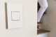 adorne One-Gang Screwless Wall Plate with Microban (AWP1G2WHW10)