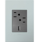 adorne One-Gang-Plus Screwless Wall Plate (AWP1G3BL4)