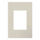 Legrand - AWP1G3OM - One-Gang Screwless Wall Plate with Microban - adorne - Oatmeal