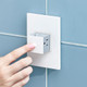 adorne One-Gang-Plus Screwless Wall Plate with Microban (AWP1G3WHW4)