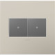 adorne Two-Gang Screwless Wall Plate (AWP2GGG4)