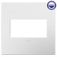 Legrand - AWP2GPW4 - Two-Gang Screwless Wall Plate with Microban - adorne - Powder White