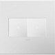 adorne Two-Gang Screwless Wall Plate with Microban (AWP2GPW4)