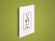 adorne Two-Gang Screwless Wall Plate with Microban (AWP2GPW4)