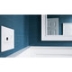adorne Two-Gang Screwless Wall Plate with Microban (AWP2GPW4)