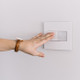 adorne Two-Gang Screwless Wall Plate with Microban (AWP2GPW4)