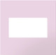 adorne Two-Gang Screwless Wall Plate with Microban (AWP2GRA)
