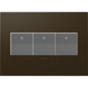 adorne Three-Gang Screwless Wall Plate (AWP3GBR4)