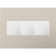 adorne Three-Gang Screwless Wall Plate (AWP3GGG4)