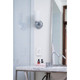adorne Three-Gang Screwless Wall Plate with Microban (AWP3GWH4)