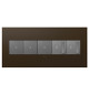 adorne Five-Gang Screwless Wall Plate (AWP5GBR1)