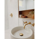adorne Five-Gang Screwless Wall Plate with Microban (AWP5GWH1)