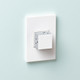 adorne Five-Gang Screwless Wall Plate with Microban (AWP5GWHW1)
