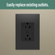adorne 20A Smart Outlet with Netatmo, Plus-Size (WNAR203G1)