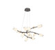 Lib & Co. - 10114-042 - LED Chandelier - Belluno - Brushed Vintage grey