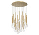 Lib & Co. - 10146-07 - LED Chandelier - Positano - Plated Brushed Gold Lib & Co. - 10146-07 - LED Chandelier - Positano - Plated Brushed Gold