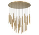 Lib & Co. - 10147-07 - LED Chandelier - Amalfi - Plated Brushed Gold