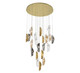 Lib & Co. - 10167-024-07 - LED Chandelier - Sorrento - Gold