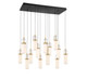 Lib & Co. - 10227-02 - LED Chandelier - Verona - Matte Black