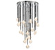 Lib & Co. - 12066-02 - LED Chandelier - Bellissima - Black Sleeves