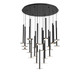 Lib & Co. - 12105-02 - LED Chandelier - Piatto - Matte Black