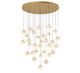 Lib & Co. - 12123-030 - LED Chandelier - Calcolo - Painted Antique Brass