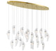 Lib & Co. - 12220-017-07 - LED Chandelier - Sorrento - Gold